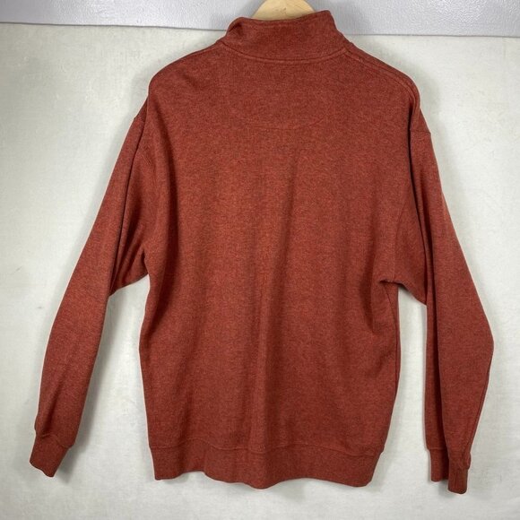 Orvis Signature Softest Quarter-Zip Pullover in Spice- Large - Picture 4 of 7